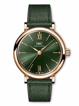 IWC Portofino 34 Red Gold / Green IW3574-15 (IW357415)